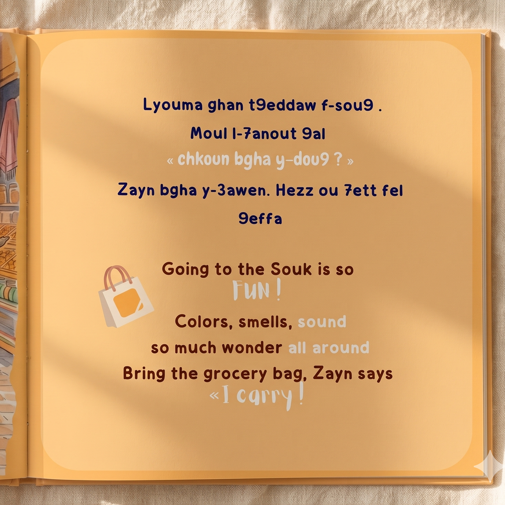 Zayn and Zaynab go to the Souk